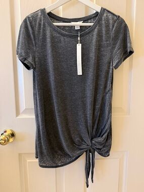 Calson Burn Out Side Tie T-Shirt